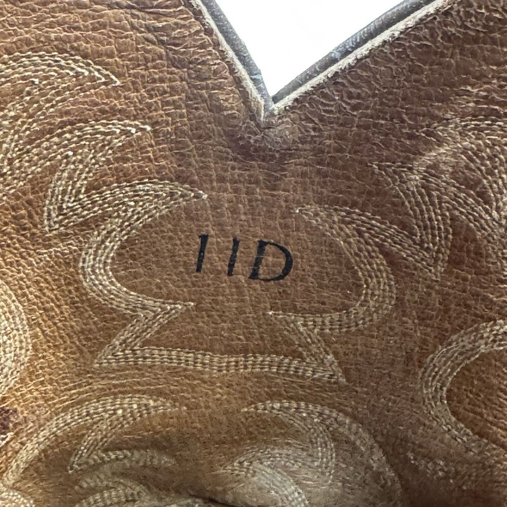 Ariat Heritage Cowboy Boots Men's 11 D Western Leather - Picture 10 of 11